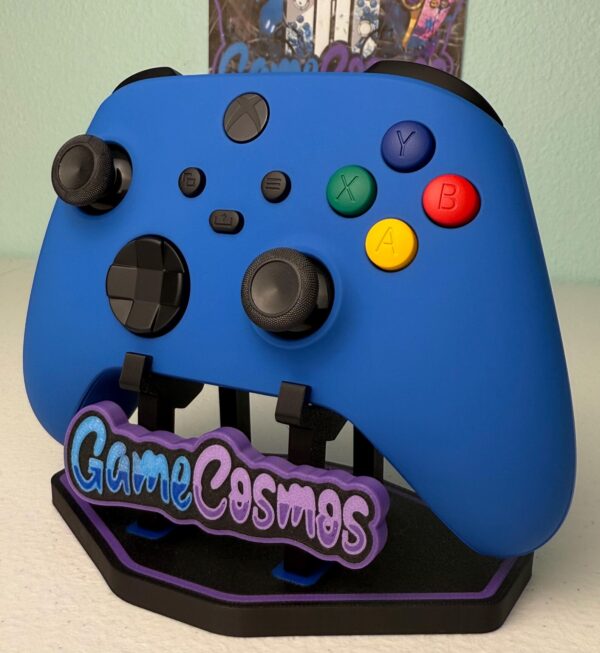 Deep Blue Soft Touch Colorful ABXY - Custom Wireless Controller for Xbox Or PC - Image 4