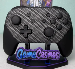 Carbon Fiber - Black Accents - Wireless Pro Controller for The Switch Or PC