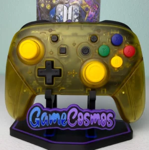 Transparent Yellow - Colorful ABXY - Wireless Pro Controller for The Switch Or PC