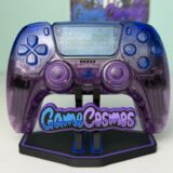 Glossy Clear Blue Purple Gradient - Custom Wireless Controller for PS5 Or PC