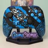 Blue camo - Chameleon Accents - Wireless Pro Controller for The Switch Or PC