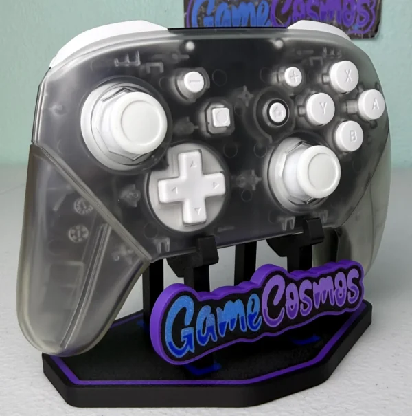 Transparent Clear White Accents - Wireless Pro Controller for The Switch Or PC - Image 3