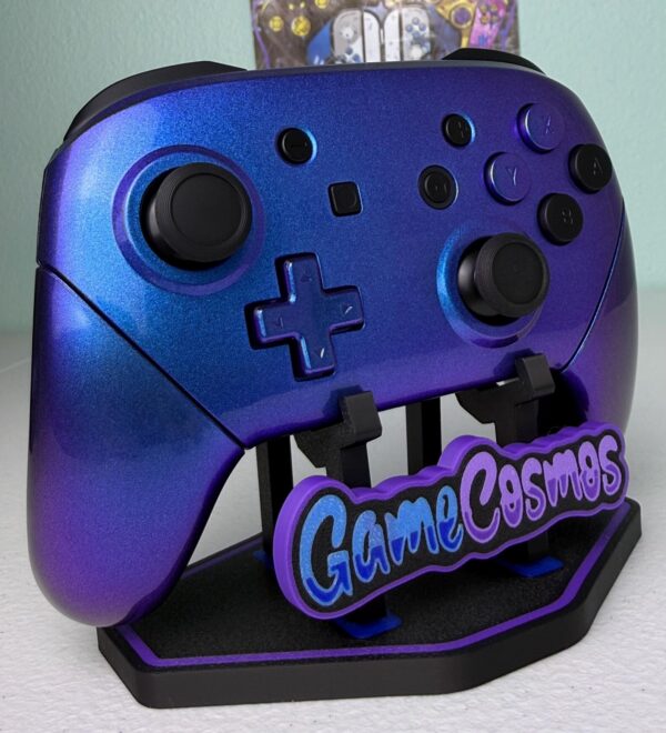 Blue Chameleon - Black Accents - Wireless Pro Controller for The Switch Or PC - Image 3