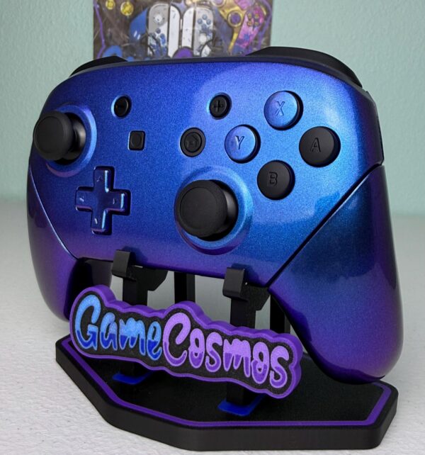 Blue Chameleon - Black Accents - Wireless Pro Controller for The Switch Or PC - Image 2