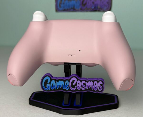 Hot Pink X Baby Pink - White Accents - Custom Wireless Controller for PS5 Or PC - Image 4