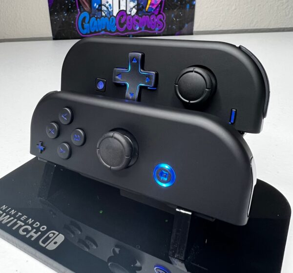 Soft Touch Black DPAD - RGB LED - Custom Joycons for the Nintend Switch - Image 2