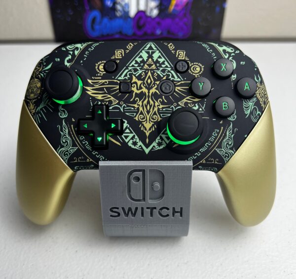Zelda - RGB LeD - Glow in the Dark - Custom Pro Controller Nintendo Switch or PC - Image 4