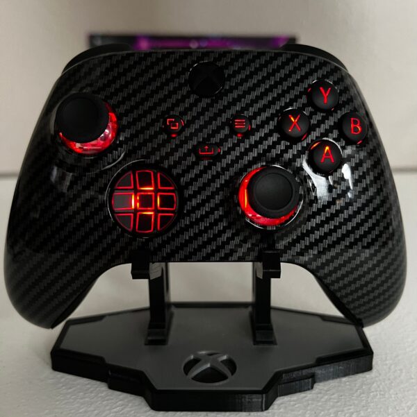 Carbon Fiber Theme - RGB LED - Custom Wireless Controller for Xbox Or PC - Image 3