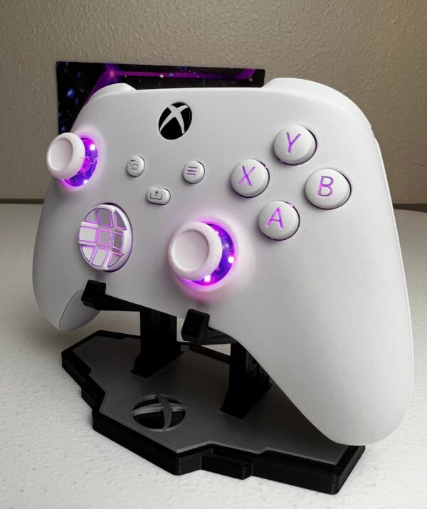 Soft Touch Pure White - RGB LED - Custom Wireless Controller for Xbox Or PC - Image 2