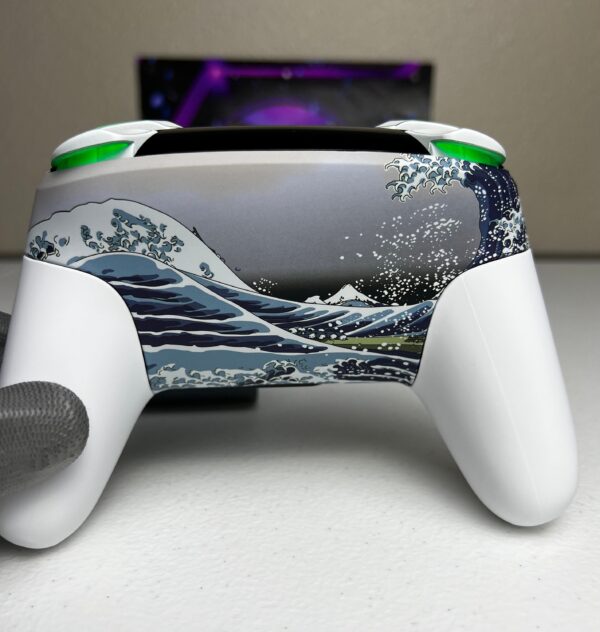 Kanagawa theme - RGB LED - Custom Wireless Pro Controller for The Switch Or PC - Image 5