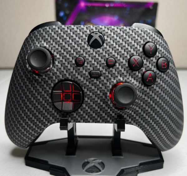 Carbon Fiber Theme - RGB LED - Custom Wireless Controller for Xbox Or PC - Image 6