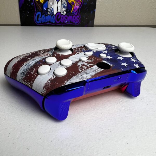 LASTONENORESTOCk- United States Flag - Custom Wireless Controller for Xbox Or PC - Image 2