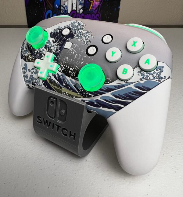 Kanagawa theme - RGB LED - Custom Wireless Pro Controller for The Switch Or PC - Image 2