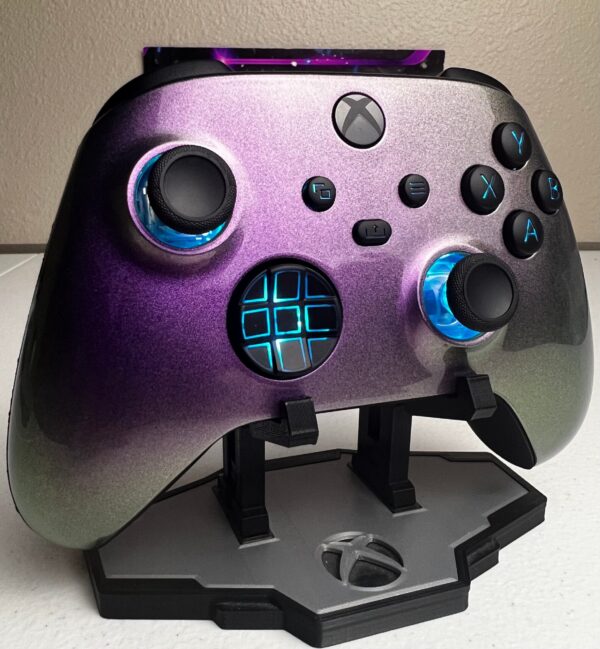 Two-Tone Chameleon Pink Green - RGB LED - Custom Wireless Controller for Xbox Or PC - Image 2