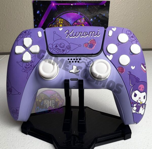 Sanrio Kuromi - RGB LED - Soft Touch Violet - Custom Controller For PS5 Or PC - Image 9