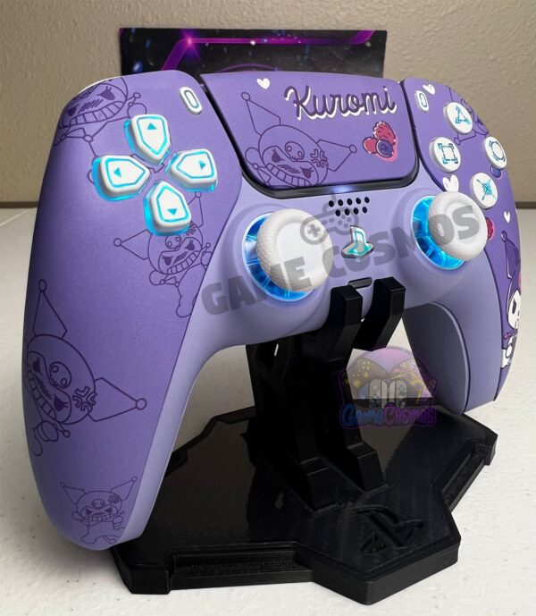 Sanrio Kuromi - RGB LED - Soft Touch Violet - Custom Controller For PS5 Or PC - Image 5