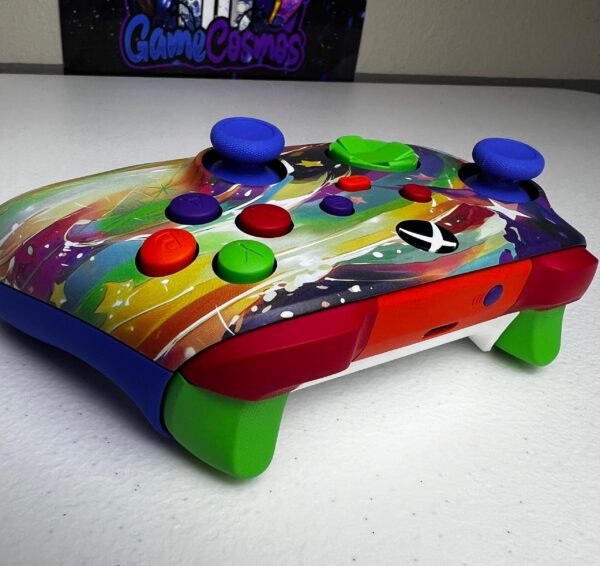 Rainbow Storm - Super Unique - Custom Wireless Controller for Xbox Or PC - Image 2