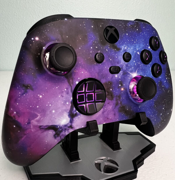 Dark Gradient Galaxy - RGB LED - Custom Wireless Controller for Xbox Or PC - Image 3
