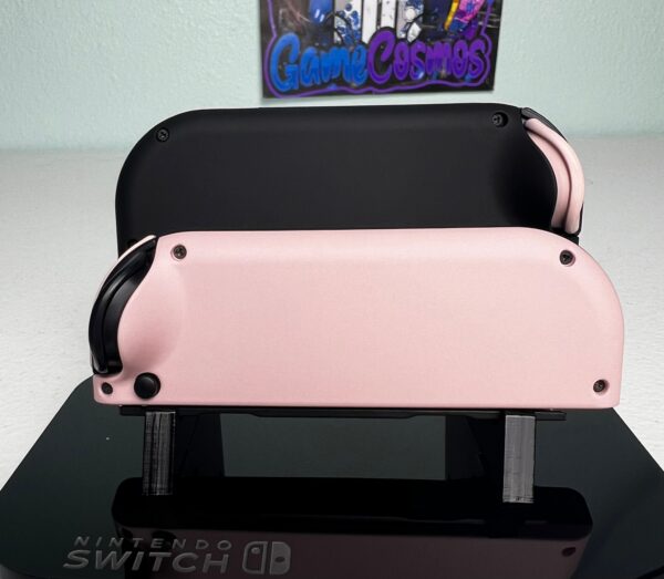 Sakura Pink & Black - Soft Touch Finish - Custom Joycons for the Nintend Switch - Image 5