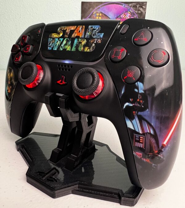 Star Wars Luke Skywalker Darth Vader - RGB LED - Custom Controller For PS5 Or PC - Image 2