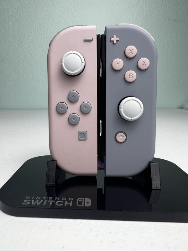 New Hope Gray & Sakura Pink - Soft Touch - Custom Joycons for the Nintend Switch - Image 5