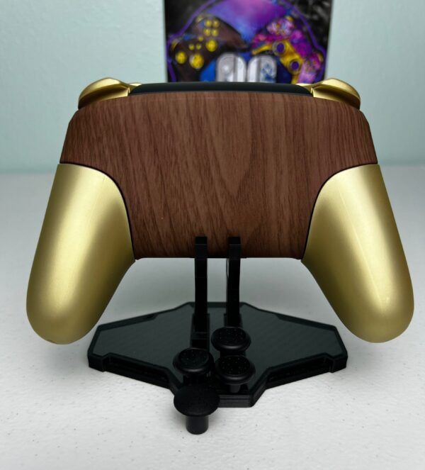 Woodgrain and Champagne - Adjustable Analog Sticks - Wireless Pro Controller for The Switch Or PC - Image 4