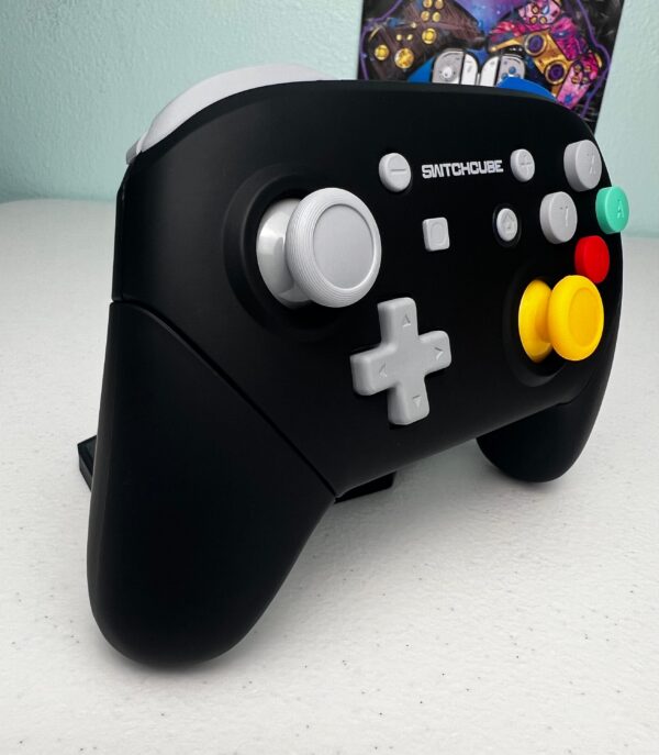 Custom GC Style - Soft Touch Black - Wireless Pro Controller for The Switch Or PC - Image 3