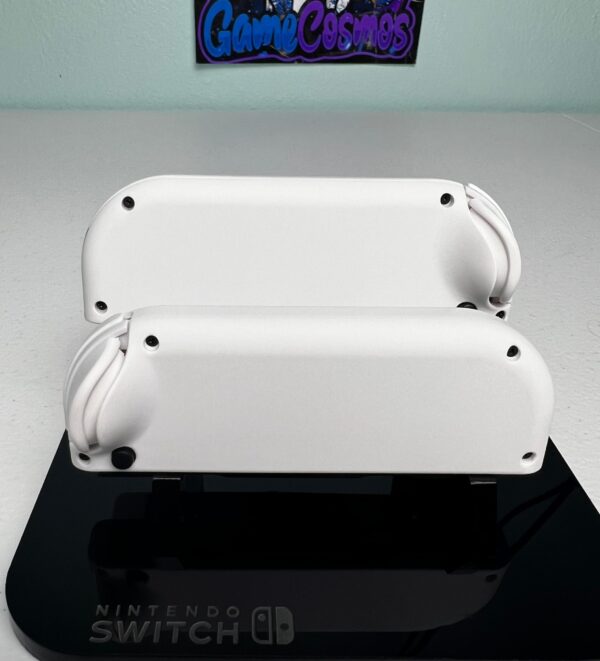 Soft Touch White - Clear Jelly Buttons - Custom Joycons for the Nintend Switch - Image 4