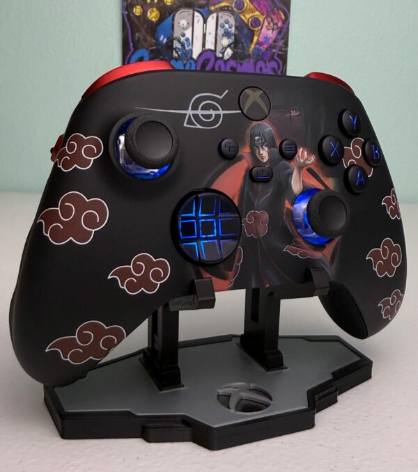 Itachi Uchiha Akatsuki Naruto - RGB LED - Custom Wireless Controller 4 Xbox / PC - Image 3