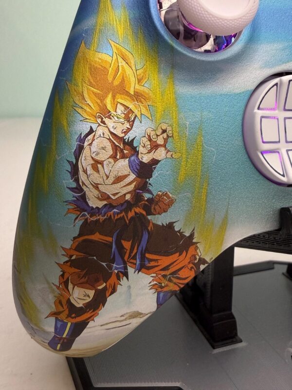 Dragon Ball Z Goku Vegeta - RGB LED - Custom Wireless Controller for Xbox or PC - Image 2