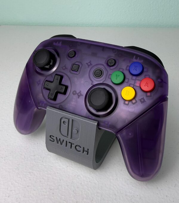 Atomic Purple - Famicom Accents - Wireless Pro Controller for The Switch Or PC - Image 2