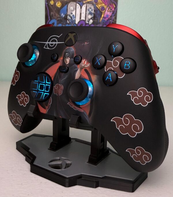 Itachi Uchiha Akatsuki Naruto - RGB LED - Custom Wireless Controller 4 Xbox / PC - Image 2