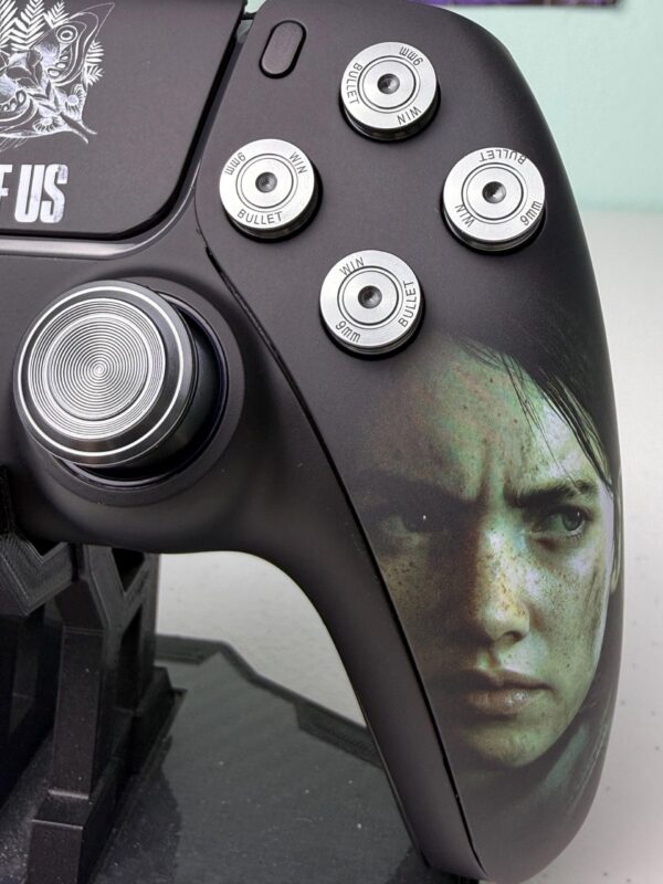 The Last Of Us - Joel Ellie - RGB LED - Custom Wireless Controller for PS5 Or PC - Image 5