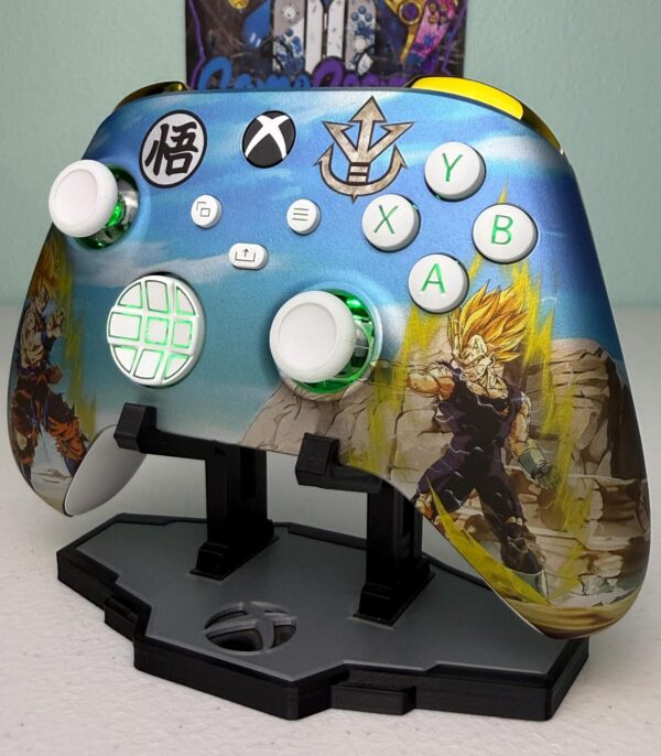 Dragon Ball Z Goku Vegeta - RGB LED - Custom Wireless Controller for Xbox or PC - Image 3