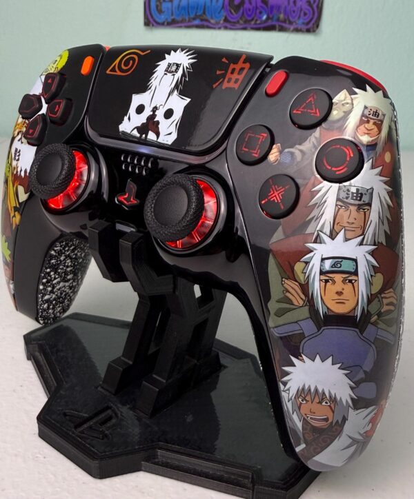 Naruto Shippuden Jiraiya - RGB LED - Custom Wireless Controller for PS5 Or PC - Image 4