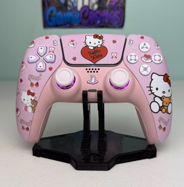 Sanrio Hello Kitty - RGB LED - Custom Wireless Controller for PS5 Or PC G GameCosmos