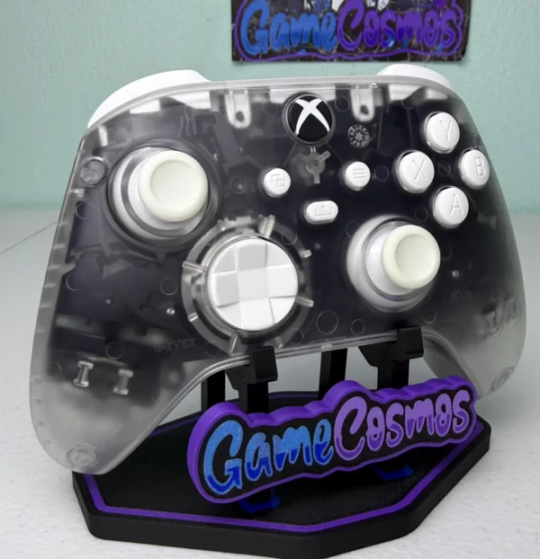 Transparent Clear - White Accents - Custom Wireless Controller for Xbox Or PC - Image 3