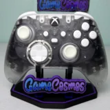 Transparent Clear - White Accents - Custom Wireless Controller for Xbox Or PC