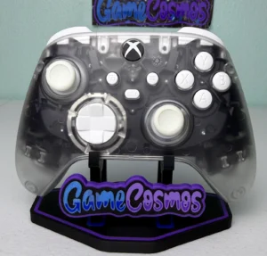 Transparent Clear - White Accents - Custom Wireless Controller for Xbox Or PC