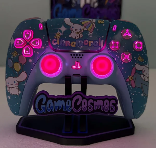 Sanrio Cinnamoroll Custom Replacement Faceplate Shell for PS5 Controller - Image 2