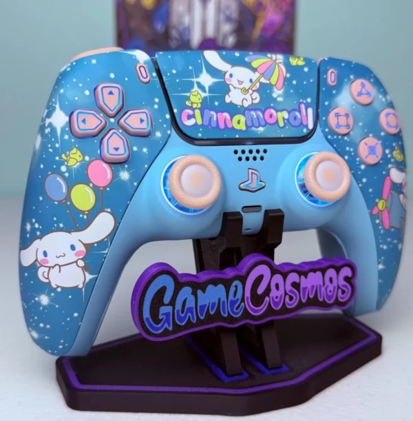 Sanrio Cinnamoroll Custom Replacement Faceplate Shell for PS5 Controller - Image 3