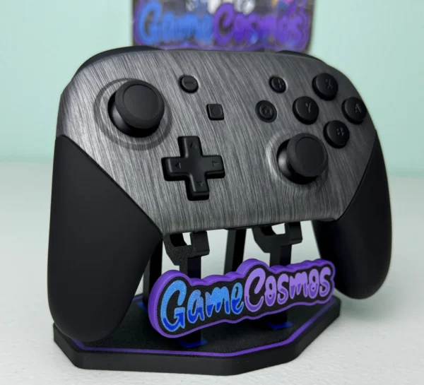 Brushed Silver  - Black Accents - Wireless Pro Controller for The Switch Or PC - Image 3