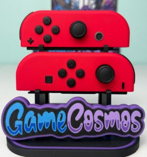 Passion Red - Black Accents - Custom Joycons for the Nintend Switch