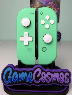 Soft Touch Mint Green - DPAD White ABXY - Custom Joycons for the Nintend Switch