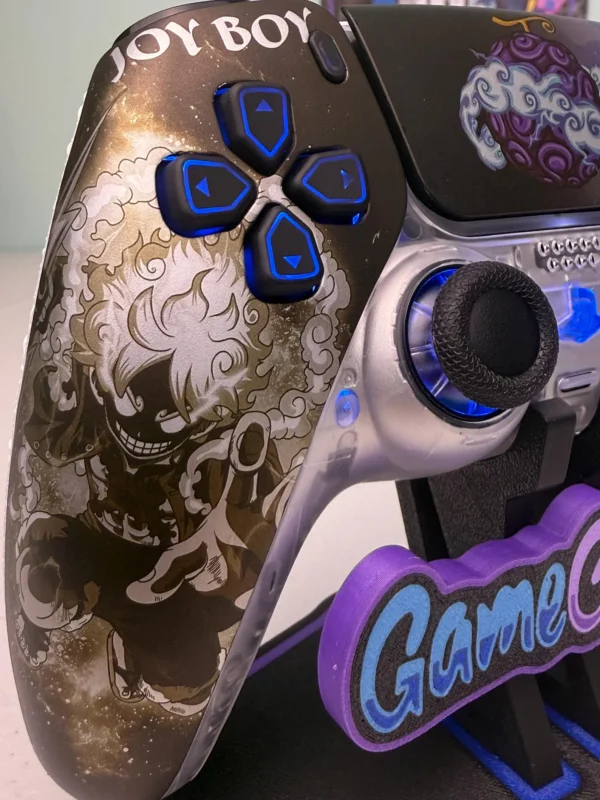 Gear 5 Luffy One Piece Inspired Custom LED RGB Wireless Controller for PS5 Or PC - Image 7