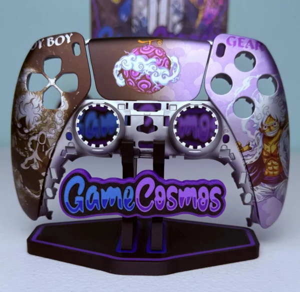 Gear 5 Luffy One Piece Inspired Custom LED RGB Wireless Controller for PS5 Or PC - Image 9