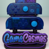 Transparent Clear Blue - Custom Joycons for the Nintend Switch