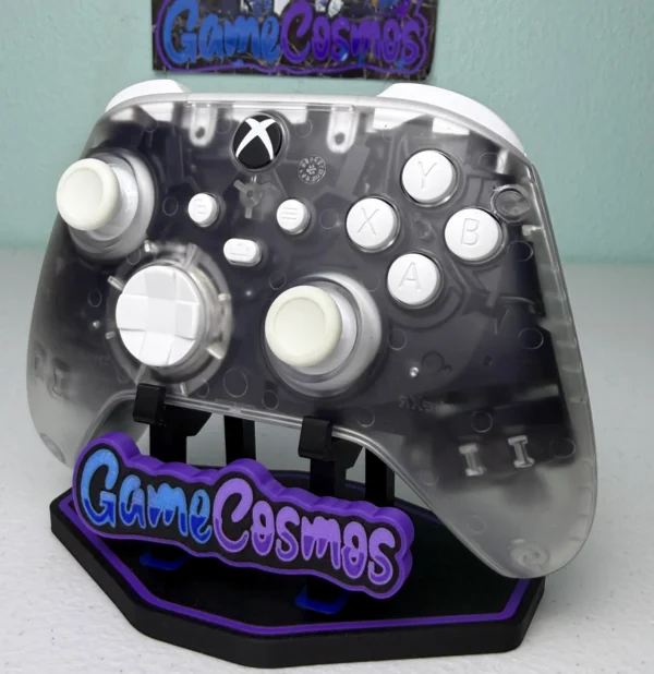 Transparent Clear - White Accents - Custom Wireless Controller for Xbox Or PC - Image 2
