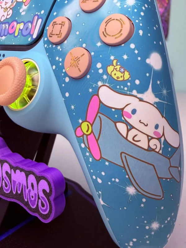 Sanrio Cinnamoroll Custom Replacement Faceplate Shell for PS5 Controller - Image 6