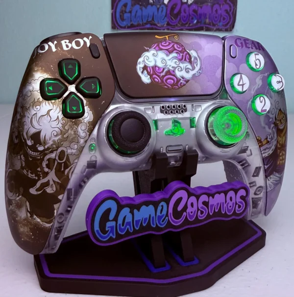 Gear 5 Luffy One Piece Inspired Custom LED RGB Wireless Controller for PS5 Or PC - Image 6
